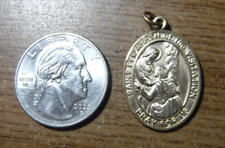 St Elizabeth of The Visitation Catholic Medal, 12K Gold Filled picture