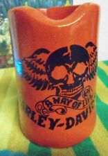Vintage Harley Davidson foam rubber can coozie picture