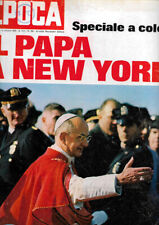POPE PAUL VI in NEW YORK - Original Epoca magazine - Italy 1965 picture