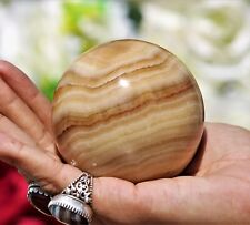 Small 75MM Natural Mexican Banded Calcite Healing Power Crystals Meditation Ball picture