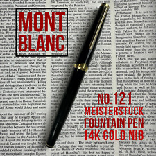 MONTBLANC Masterpiece 121 Piston Filler Pen With 14k 585 Gold Nib picture