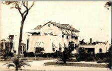 RPPC St Petersburg FL-Florida Mediterranean Architecture Home Vintage Postcard picture