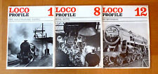 3 Steam Railways Magazines (Loco Profile Series) - No's 1, 8 & 12  - 1970/71 picture