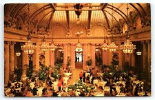 1950s SAN FRANCISCO CA SHERATON-PALACE HOTEL GARDEN COURT DINING POSTCARD P2126 picture