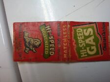 HI-Speed Gas 1930s-1940s matchbook picture