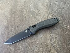 Benchmade Custom Barrage 583 S90V steel Black Carbon Fiber Tanto Assisted Knife picture