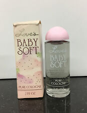 Love’s baby soft by Mem company Pure Cologne 2 fl oz, Condition As Pictured. picture