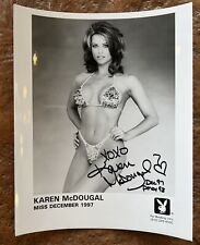 8x10 autographed photo Karen McDougal Playboy Playmate authentic model celebrity picture