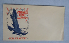 Remember Pearl Harbor Work for victory envelope picture