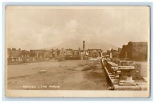 c1920's Pompeii Italy, The Forum RPPC Photo Unposted Vintage Postcard picture