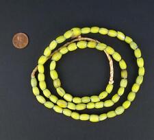 Antique Venetian Yellow Onion Beads Long Strand 8mm West Africa African Glass picture