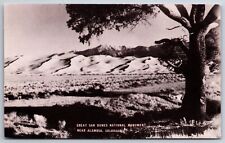 Alamosa Colorado~Great San Dunes Monument~Conoco Touraide~1939 B&W Postcard picture