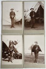 Spanish American War, 4 Antique Cabinet Card Photos Identified 1898 picture