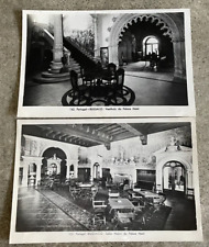 Vintage Real Photo Postcards Bussaco Portugal Palace Hotel Cards picture