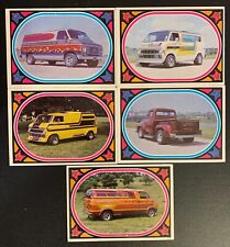 1975 Donruss - Truckin' - Lot of 5 Cards - ex to nrmt/mint condition picture