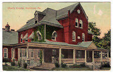 1907-1915 Norristown PA Postcard Charity Hospital Building Montgomery Co RARE DB picture