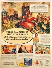 1942 Maxwell House Coffee John Philip Sousa Nashville Vintage Print Ad picture