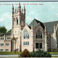 c1910s Cedar Rapids Iowa Westminster Presbyterian Church Souvenir Post Card A210 picture