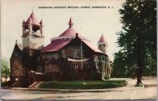 Ridgewood, New Jersey Postcard RIDGEWOOD METHODIST EPISCOPAL CHURCH c1940s picture