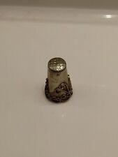 Old Pawn Fred Harvey Era Nickle Silver Navajo Thimble picture