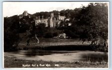 RPPC Haddon Hall & River Wye ENGLAND Postcard picture