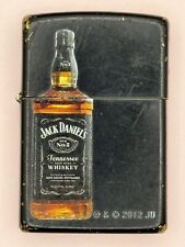 Vintage 2013 Jack Daniel’s Whiskey Bottle Black Matte Zippo Lighter picture