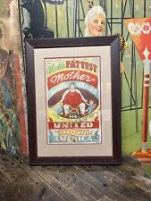 VINTAGE WORLDS FATTEST MOTHER CIRCUS POSTER SIGN CARNIVAL SIDESHOW FREAK SHOW picture