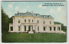 Postcard Vintage 1914 Residence of Honorable Perry Belmont in Newport, RI. picture