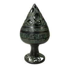 Chinese Oriental Green Bronze-ware Home Decor Display ws1207 picture