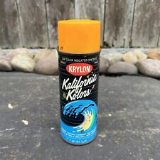 Vintage Krylon Kalifornia Kolors Spray Paint Can Oxnard Orange Neon picture