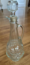 Vintage Mogen David Concord Wine Glass Decanter marked MD79 w/ Matching Stopper picture