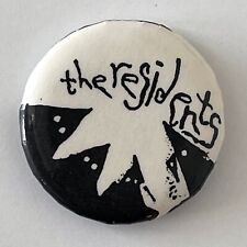 RARE Vintage 1970s THE RESIDENTS promo button badge Ralph Records pin NM 1.25