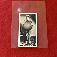 1937 Carreras LTD “Film Stars” HELENE MOLER Tobacco Movie Card #52  VG-EX Risqué picture