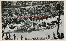 Dutch Royalty, RPPC, Netherlands Queen Juliana Golden Carriage, Inauguration Day picture