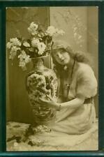 RPPC 32, Vintage photo Postcard, early 1900's, British Beauty, Miss Peggy Morgan picture