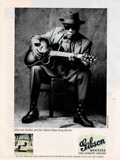 Gibson Guitars - Montana - Blues King Electro - John Lee Hooker  - 1995 Print Ad picture