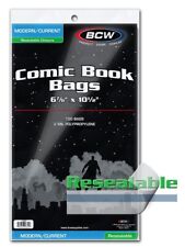 BCW Current Modern Comic Bags Resealable & Boards (10 BAGS & 10 BOARDS COMBO) picture
