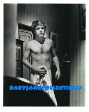 MICHAEL BURNS shirtless SHOWER TOWEL BEEFCAKE photo (bw-N) picture