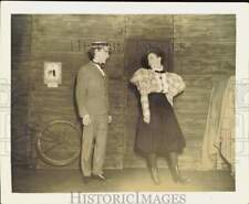 1942 Press Photo Glenville High School players in a scene from 