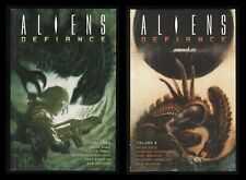Aliens Defiance Volumes 1-2 Trade Paperback Set Lot Colonial Marines Xenomorphs picture