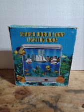 Vintage Artificial Aquarium Lamp Rotating Seabed Tropical Fish Lighting Motion picture