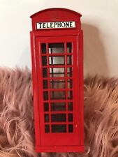 London Red telephone boot.Missing plug underneath Metal figurine money box picture