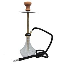 INHALE® 24″ High-Quality Aluminum Shaft hookah SUGAR with a Heavy Handblown VASE picture