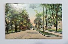 Main Street Looking East of Vernon Street Crawfordsville Ind. 1910 Postcard 6639 picture