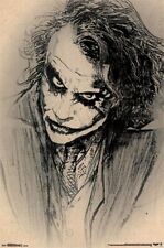BATMAN DARK KNIGHT JOKER POSTER Amazing Sketch - Heath Ledger RARE HOT NEW 22x34 picture