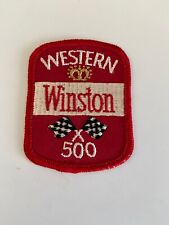 Vintage Western Winston 500 Race Patch Sew-On Mint Condition picture