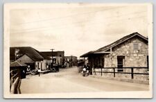 Mexico Villa Acuna Coah View of First Main Street RPPC c1920s Postcard K22 picture