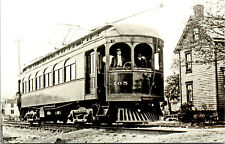 Car #105 Indiana Depot Interurban Railway Postcard Trolley Tram RPPC Reprint picture