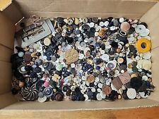 VINTAGE BUTTON BUTTONS ETC LOT APPROX 2.5 LBS picture