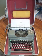 Vintage Underwood Champion Portable Typewriter In Hard Case Clean picture